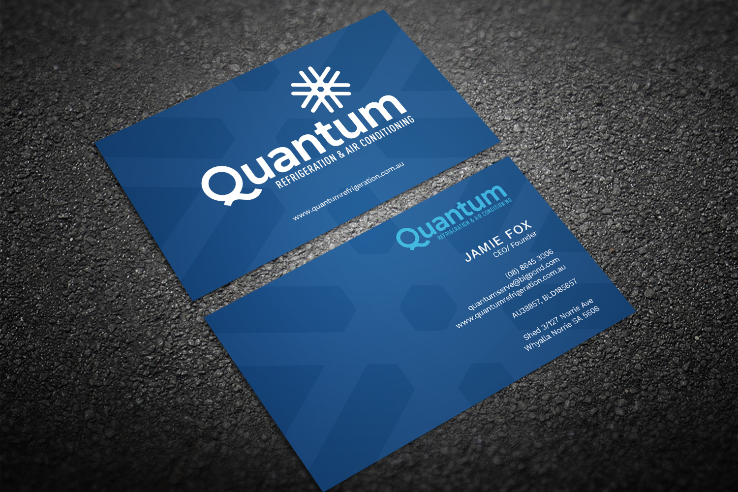 Business Card Design by Graphic Flame for Quantum Refrigeration | Design #19602871
