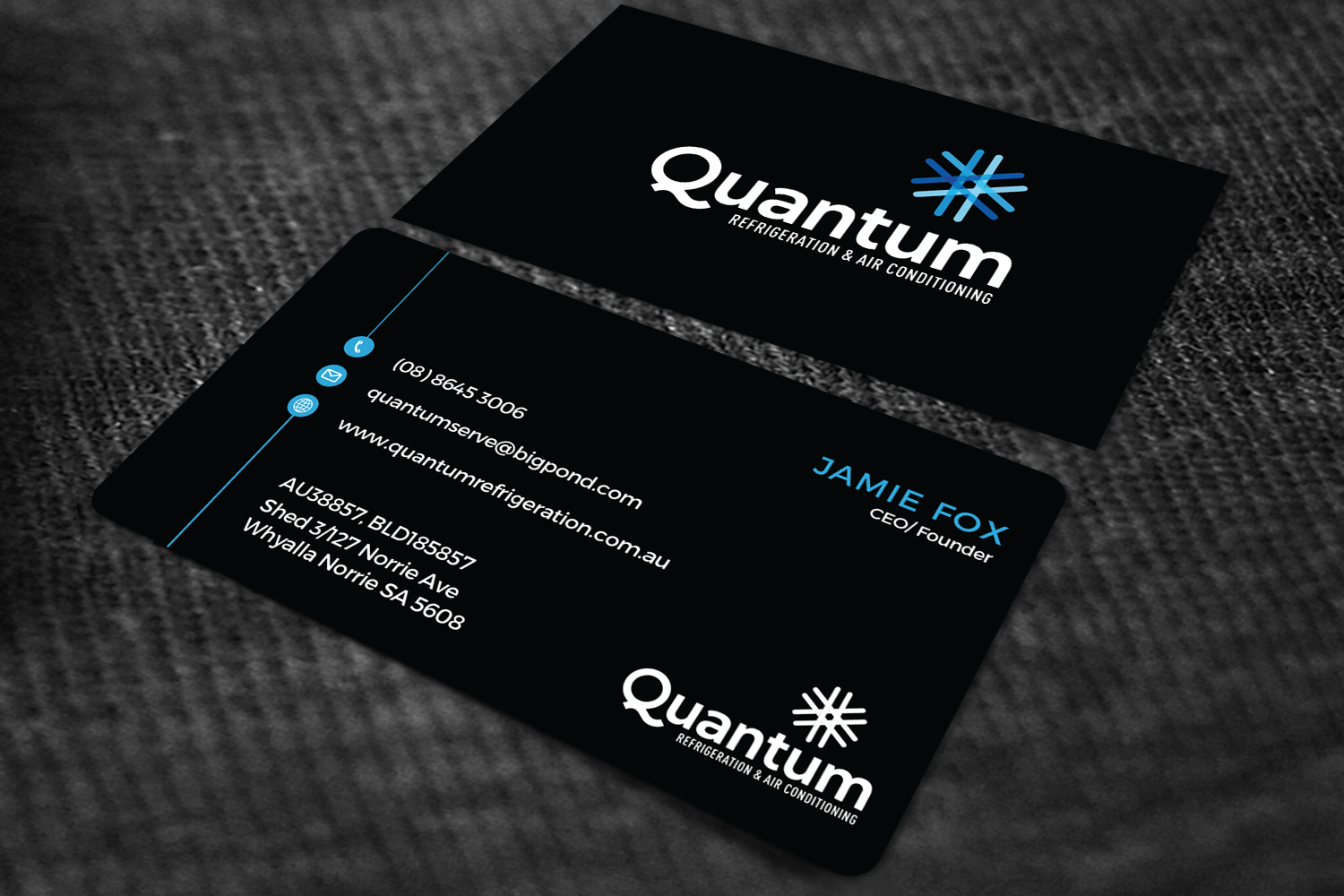 Business Card Design by Graphic Flame for Quantum Refrigeration | Design #19610823