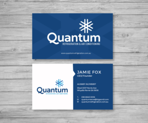 Business Card Design by Graphic Flame for Quantum Refrigeration | Design: #19610828