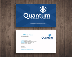 Diseño de Tarjeta de Presentación por Graphic Flame para Quantum Refrigeration | Diseño: #19610829