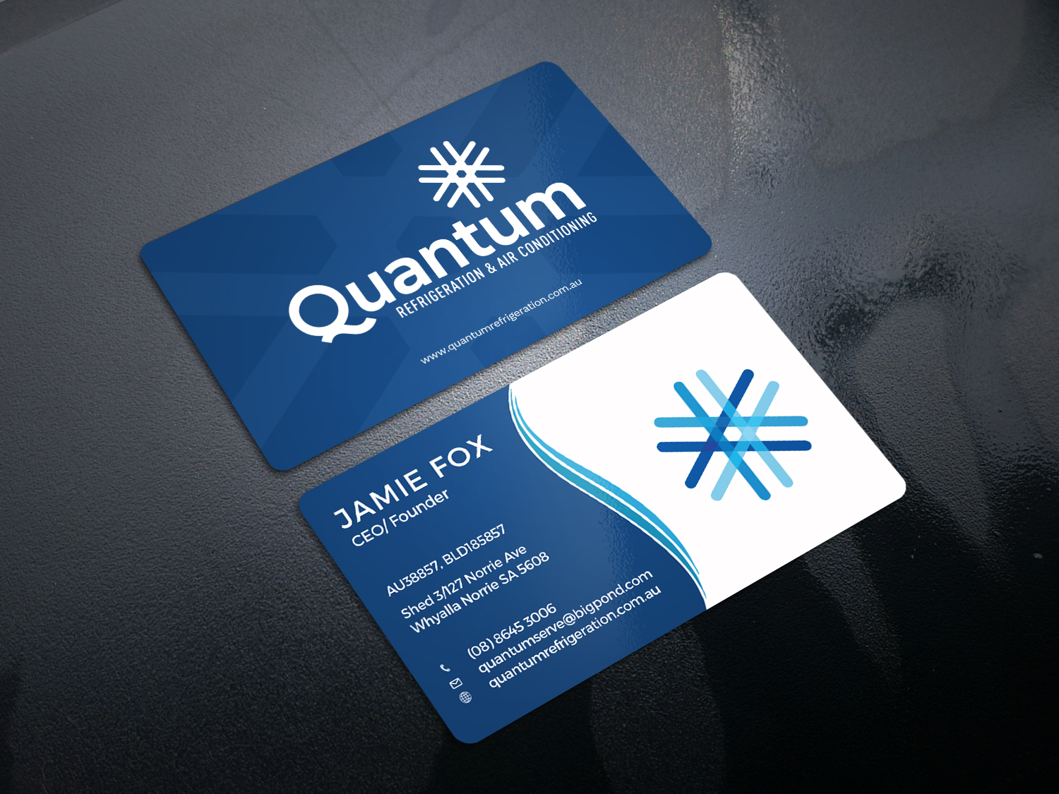 Business Card Design by Graphic Flame for Quantum Refrigeration | Design #19610864