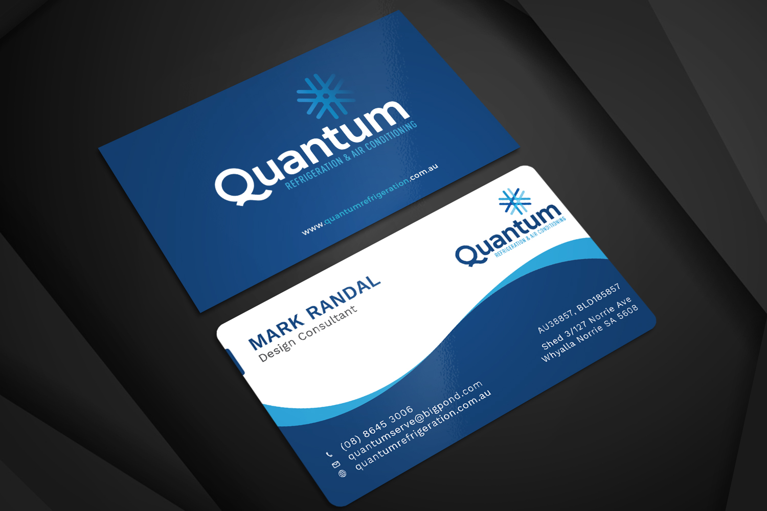 Business Card Design by Graphic Flame for Quantum Refrigeration | Design #19610873