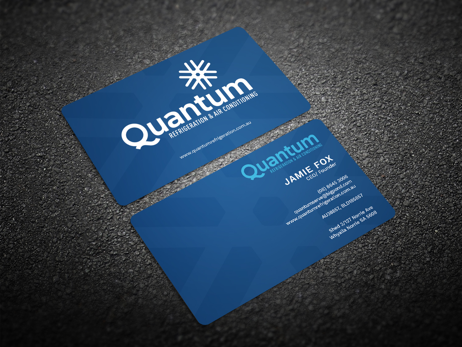 Business Card Design by Graphic Flame for Quantum Refrigeration | Design #19634125