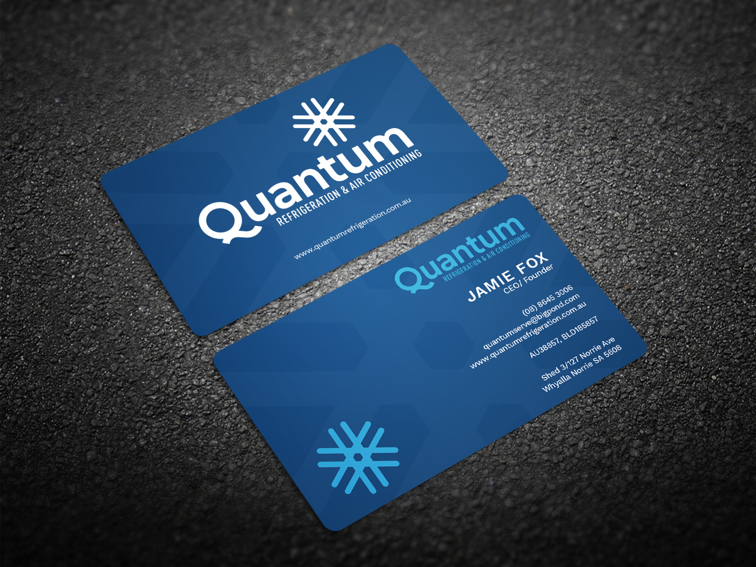 Business Card Design by Graphic Flame for Quantum Refrigeration | Design #19634126