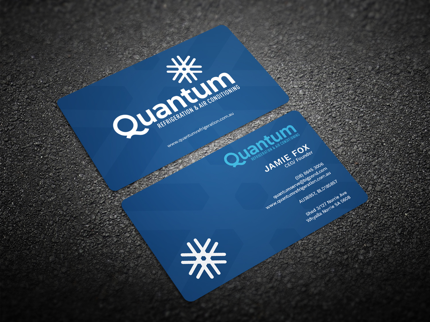 Business Card Design by Graphic Flame for Quantum Refrigeration | Design #19634132