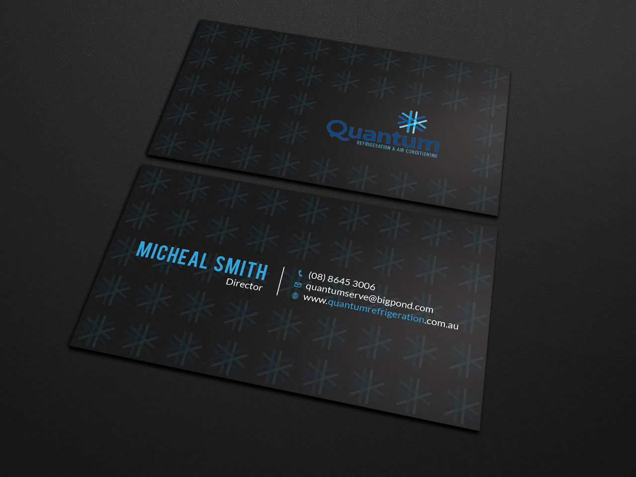 Design de Carte de Visite par Tripti Ranjan Gain pour Quantum Refrigeration | Design #19563758