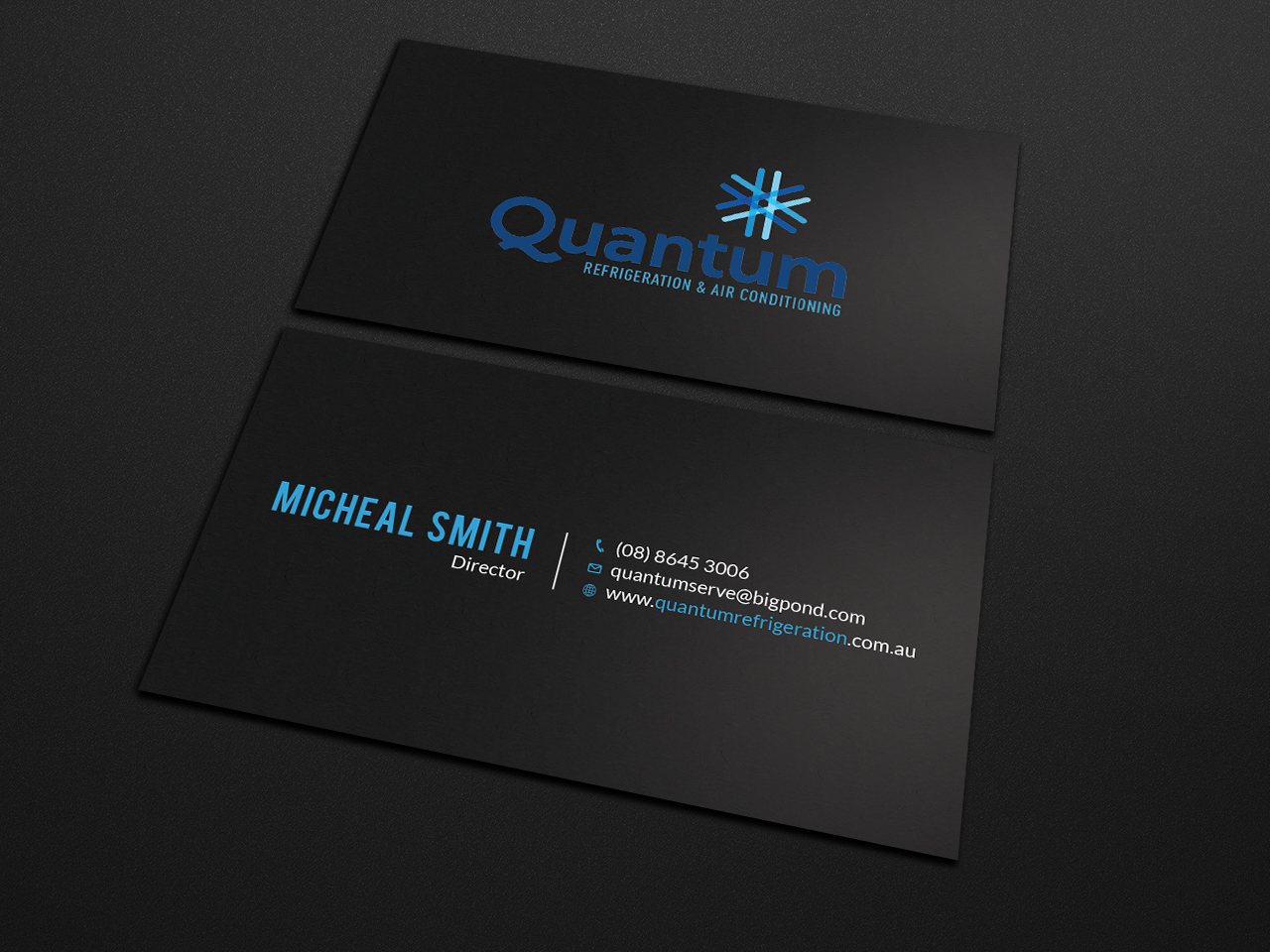 Design de Carte de Visite par Tripti Ranjan Gain pour Quantum Refrigeration | Design #19563760