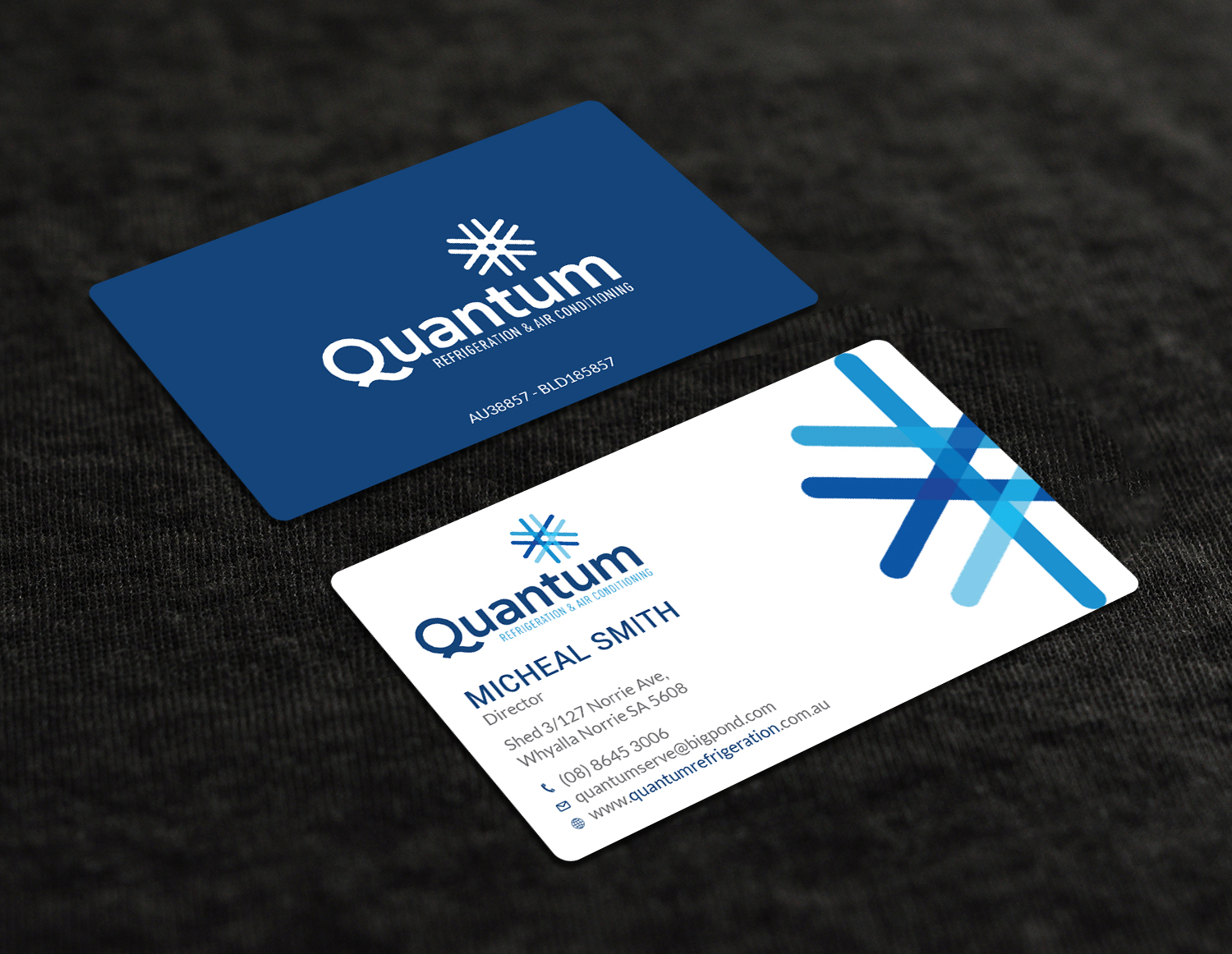 Design de Carte de Visite par Tripti Ranjan Gain pour Quantum Refrigeration | Design #19563780