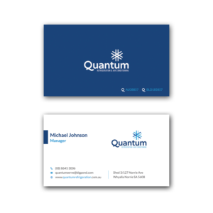 Business Card Design by Srabon55014 for Quantum Refrigeration | Design: #19614321