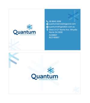 Diseño de Tarjeta de Presentación por Jagdish_Chobe para Quantum Refrigeration | Diseño #19614170