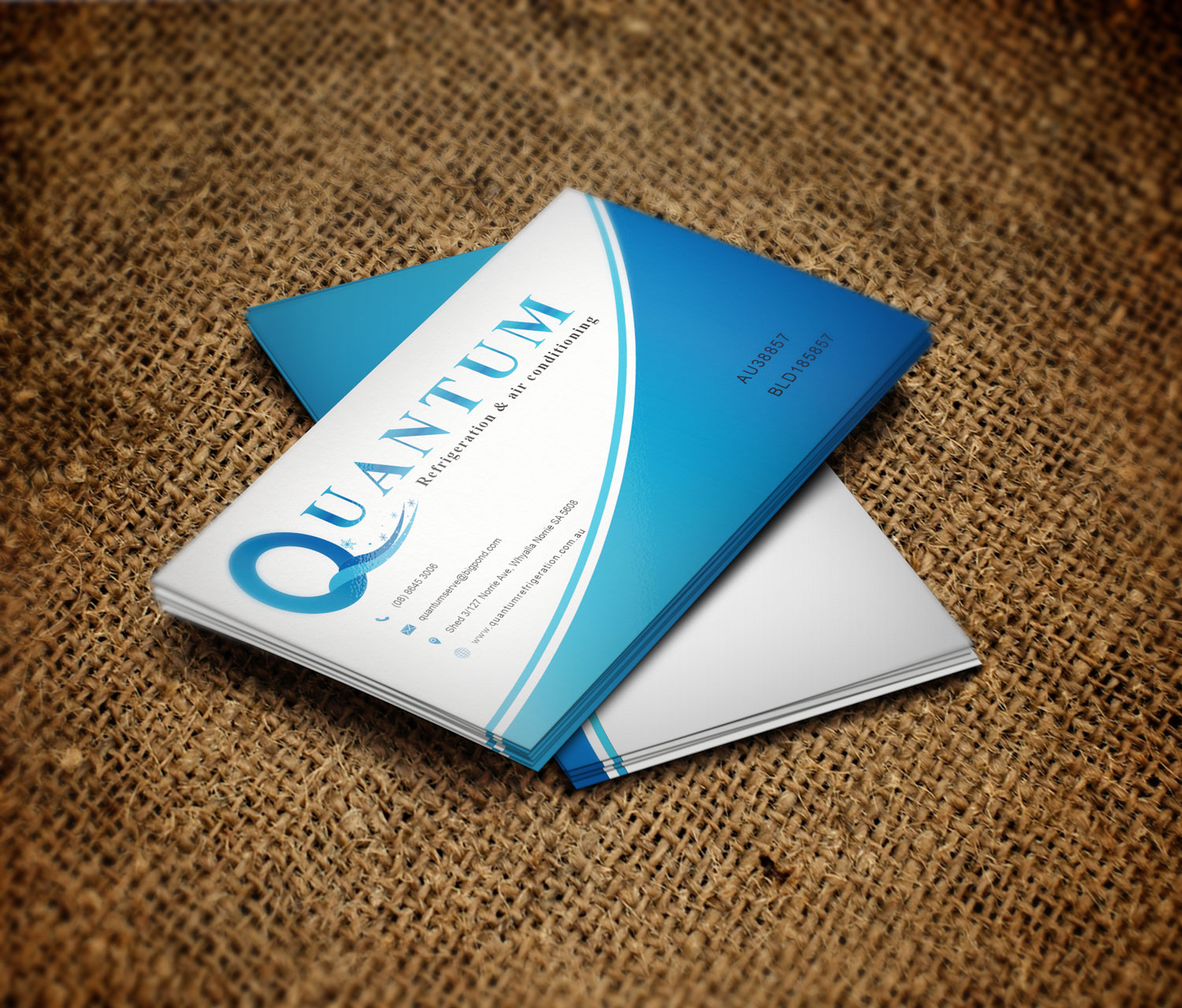 Business Card Design by Mavegz for Quantum Refrigeration | Design #19599971