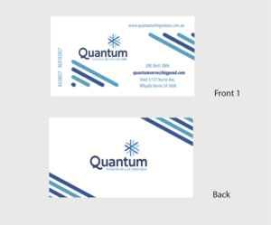 Business Card Design by Adriana Cárdenas for Quantum Refrigeration | Design: #19623317
