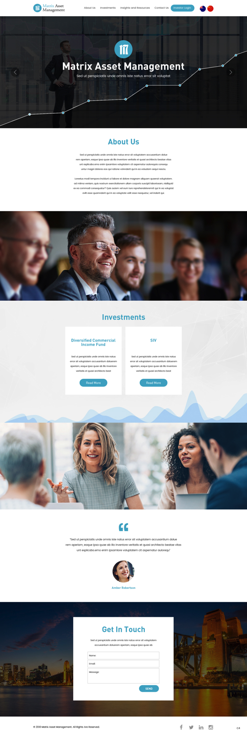 Wix Design by pb for Dynasty Wealth | Design #19568929