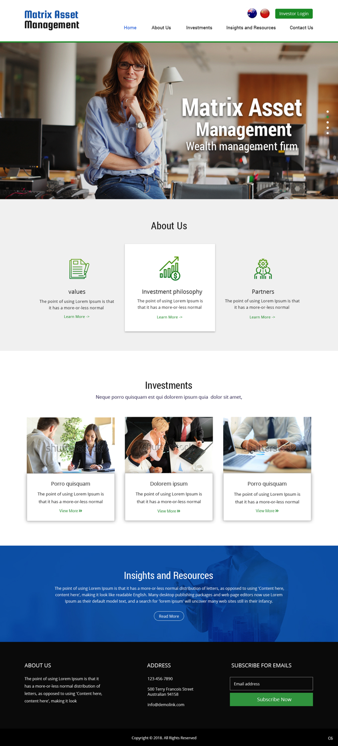 Wix Design by pb for Dynasty Wealth | Design #19568931