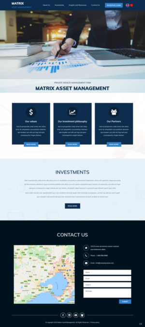 Diseño Wix por pb para Dynasty Wealth | Diseño: #19568933