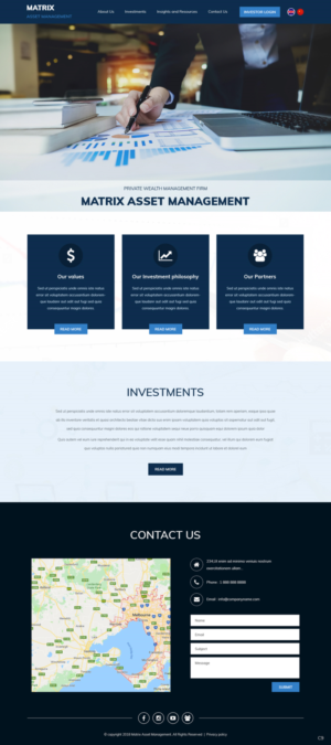 Wix Design by pb for Dynasty Wealth | Design: #19568933