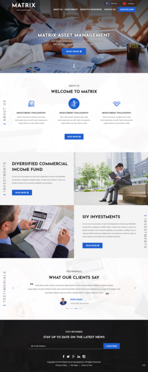 Wix Design by pb for Dynasty Wealth | Design: #19568936