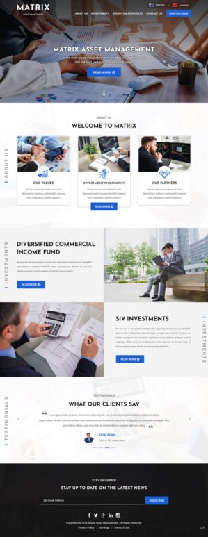 Wix Design by pb for Dynasty Wealth | Design: #19568937