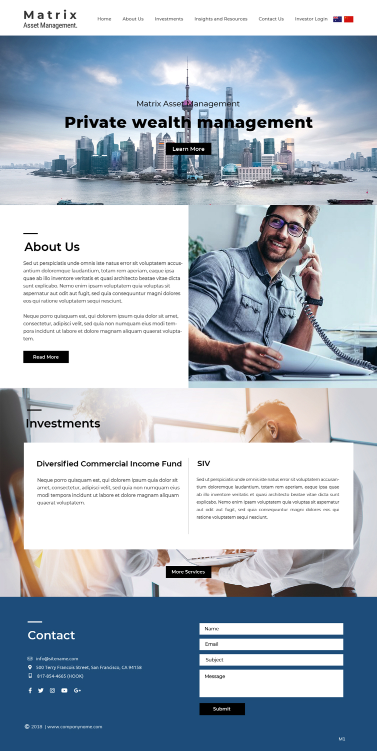 Wix Design by pb for Dynasty Wealth | Design #19568942