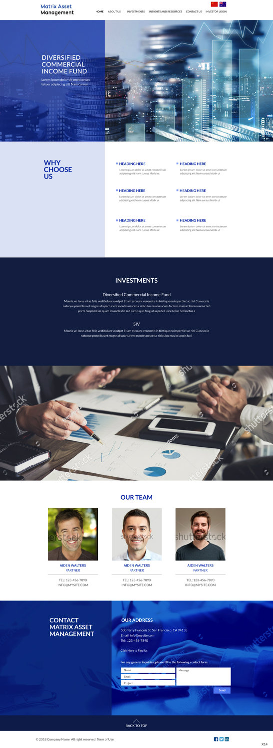 Wix Design by pb for Dynasty Wealth | Design #19568947