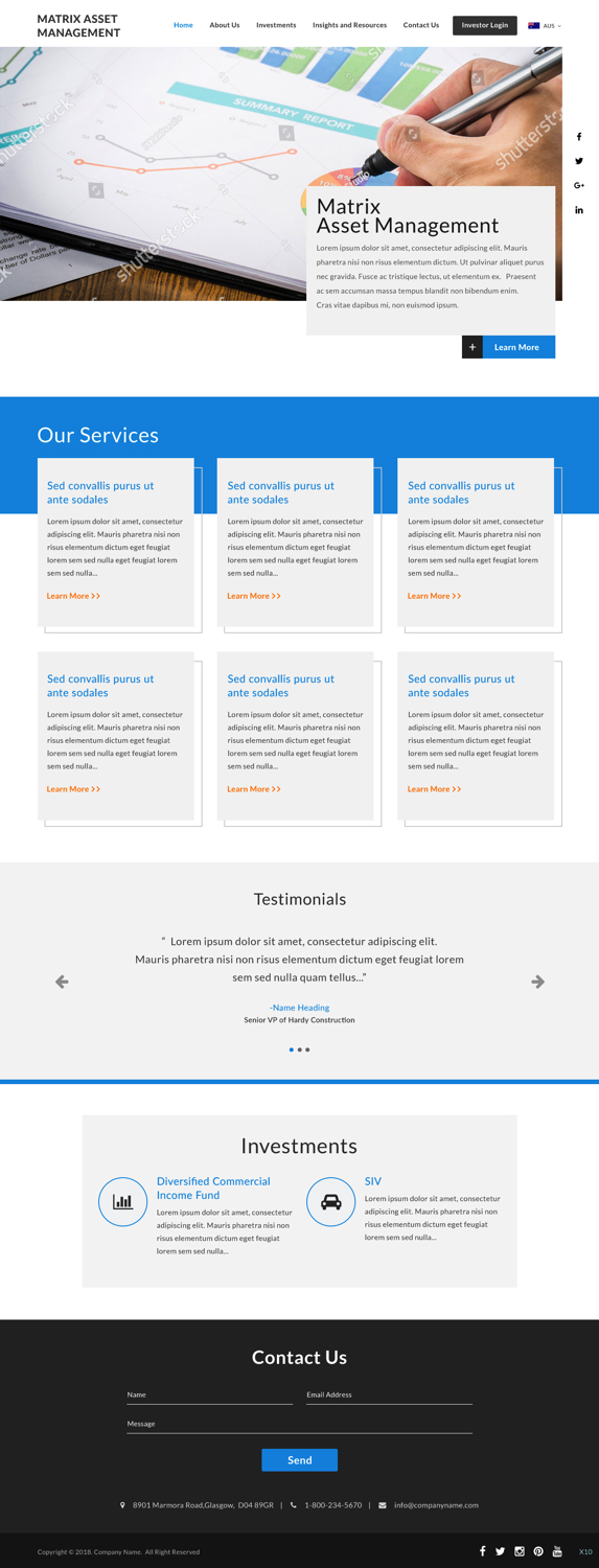 Wix Design by pb for Dynasty Wealth | Design #19568948