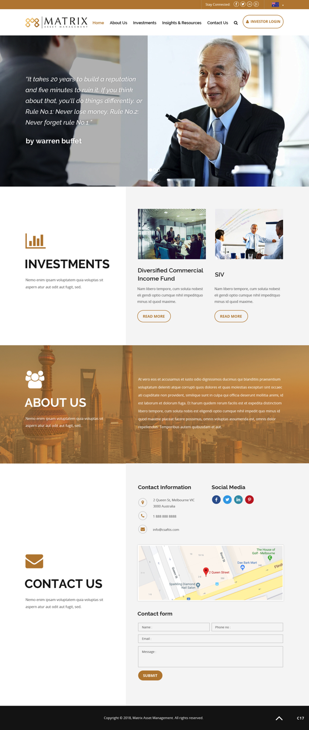 Wix Design by pb for Dynasty Wealth | Design #19578803