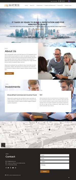 Diseño Wix por pb para Dynasty Wealth | Diseño: #19578821