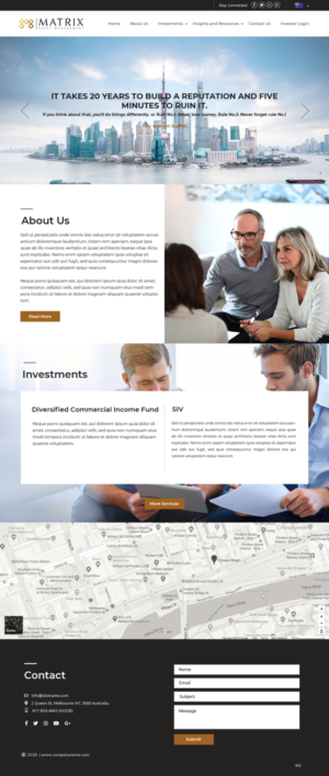 Wix Design by pb for Dynasty Wealth | Design: #19578821