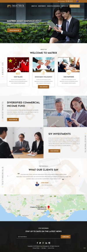 Diseño Wix por pb para Dynasty Wealth | Diseño: #19588327