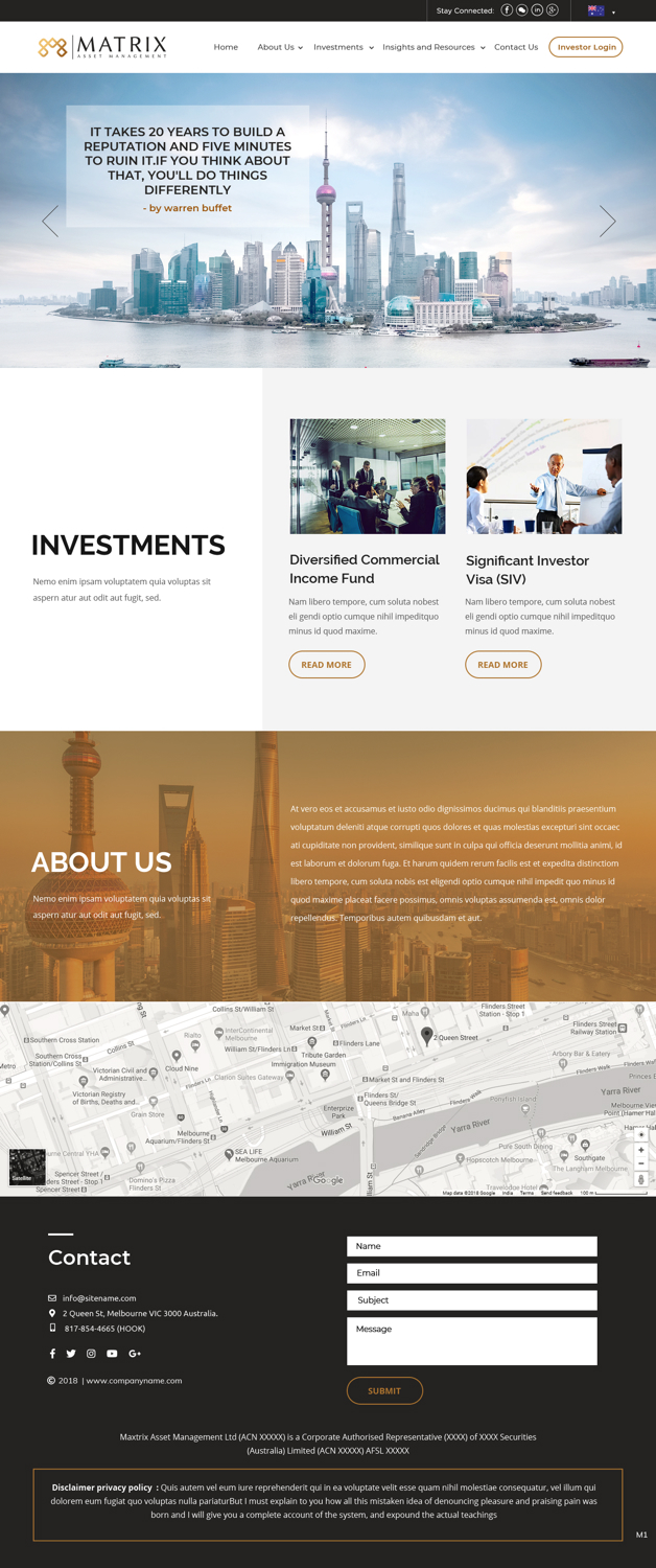 Wix Design by pb for Dynasty Wealth | Design: #19588328