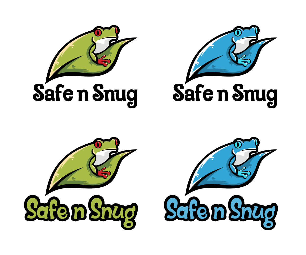 Bold, Playful, Baby Care Logo Design for Safe n Snug by ACK Design