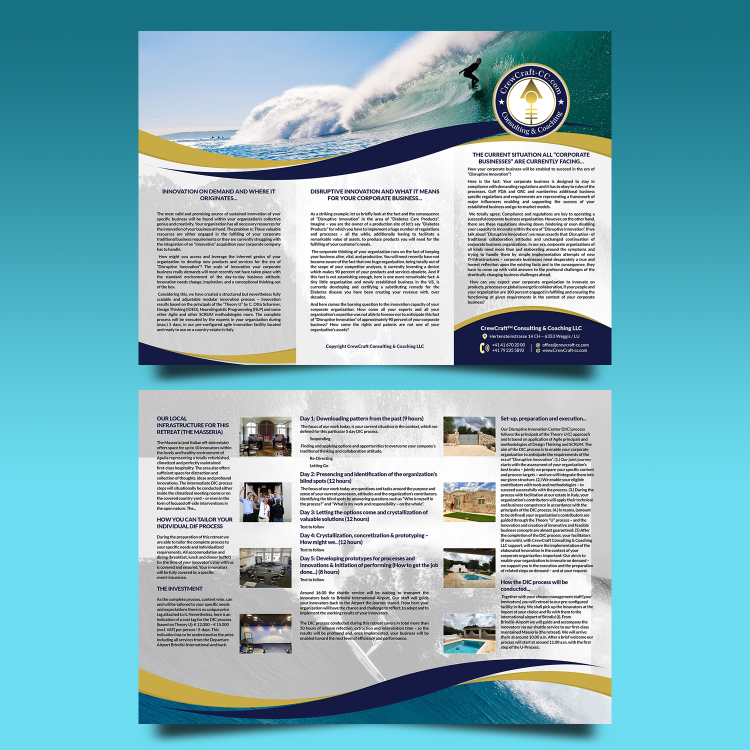 Design de Flyer par VEGA-Designs pour Crewcrafter GmbH | Design #19569300