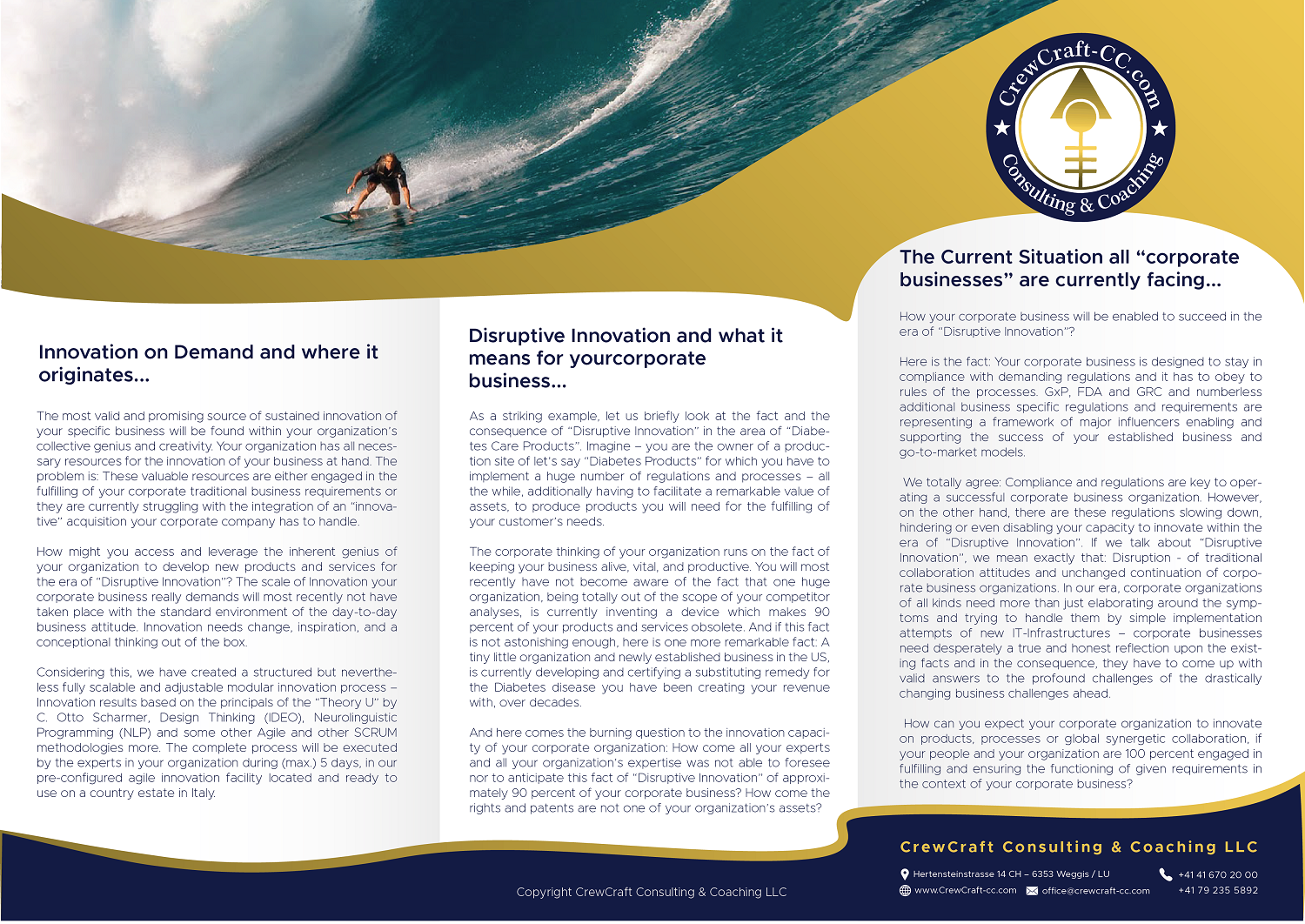 Flyer-Design von nmindesign für Crewcrafter GmbH | Design #19577348