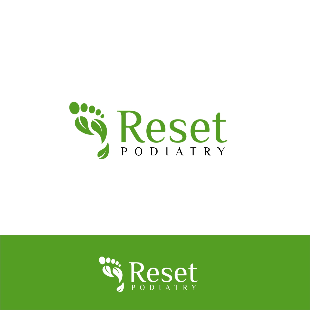 Logo-Design von debdesign für Reset Podiatry | Design #19567693