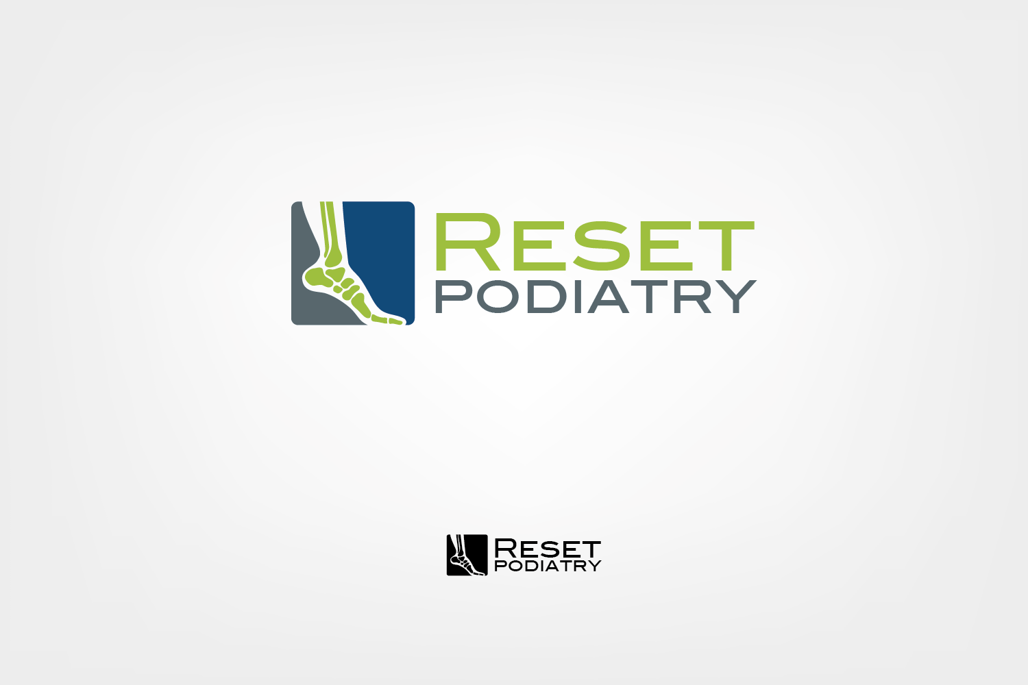 Logo-Design von hoch2wo für Reset Podiatry | Design #19573548