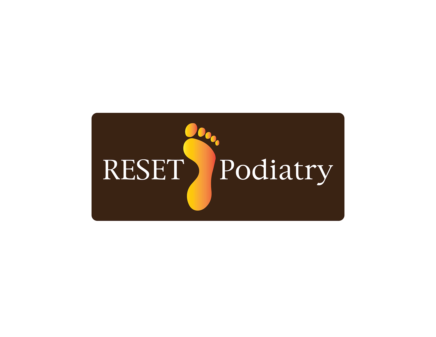 Logo Design by wmarler 2 for Reset Podiatry | Design #19570685