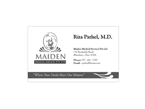 Logo Design by huujdesign for Maiden Medical Services PTY LTD | Design: #2902716