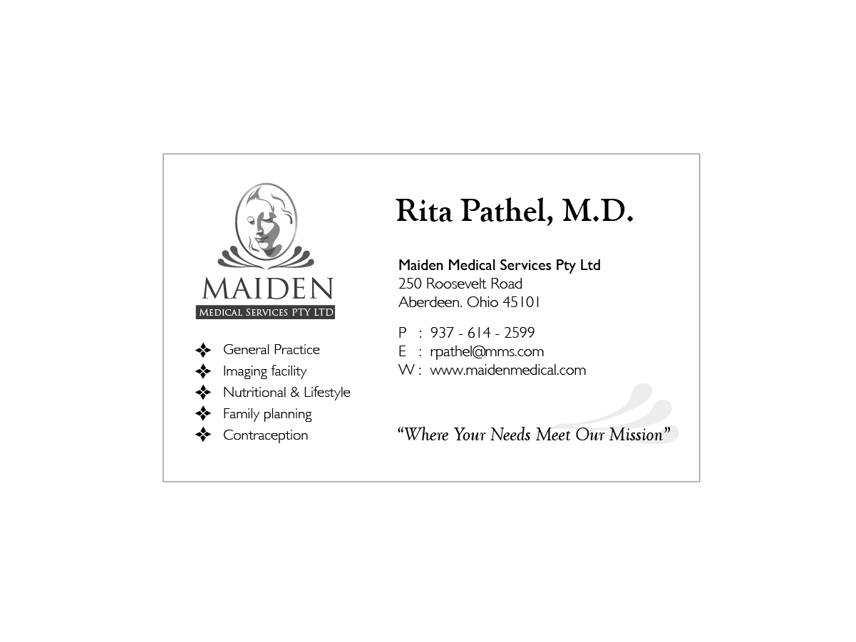 Design de Logo par huujdesign pour Maiden Medical Services PTY LTD | Design #2902724