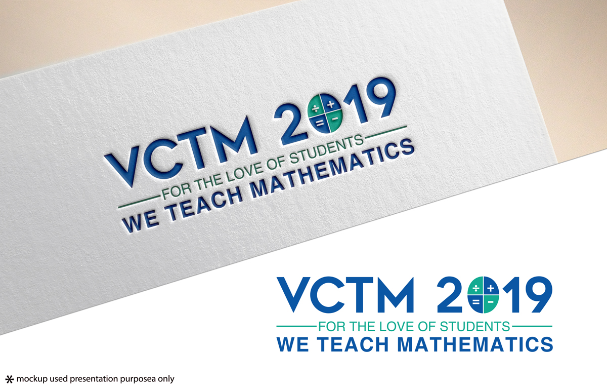 Logo Design by A S design @ for Virginia Council of Teachers of Mathematics | Design #19615026