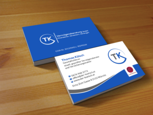Business Card Design by Creations Box 2015 for TK Vermögensberatung GmbH | Design: #19588588