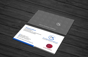 Business Card Design by Creations Box 2015 for TK Vermögensberatung GmbH | Design: #19588592