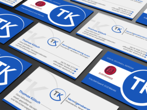 Business Card Design by Creations Box 2015 for TK Vermögensberatung GmbH | Design: #19588595