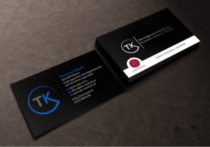 Business Card Design by Creations Box 2015 for TK Vermögensberatung GmbH | Design: #19588607