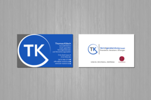 Business Card Design by Creations Box 2015 for TK Vermögensberatung GmbH | Design: #19588608
