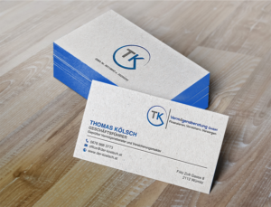 Business Card Design by chandrayaan.creative for TK Vermögensberatung GmbH | Design: #19574943