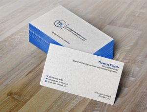 Business Card Design by chandrayaan.creative for TK Vermögensberatung GmbH | Design: #19574947