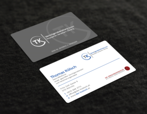 Business Card Design by Tripti Ranjan Gain for TK Vermögensberatung GmbH | Design: #19573222