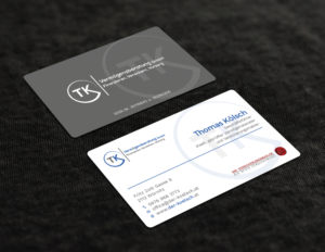 Business Card Design by Tripti Ranjan Gain for TK Vermögensberatung GmbH | Design: #19573223
