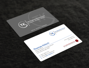 Visitenkarten-Design von Tripti Ranjan Gain für TK Vermögensberatung GmbH | Design: #19573234
