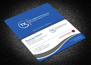 Business Card Design by Tripti Ranjan Gain for TK Vermögensberatung GmbH | Design: #19573242